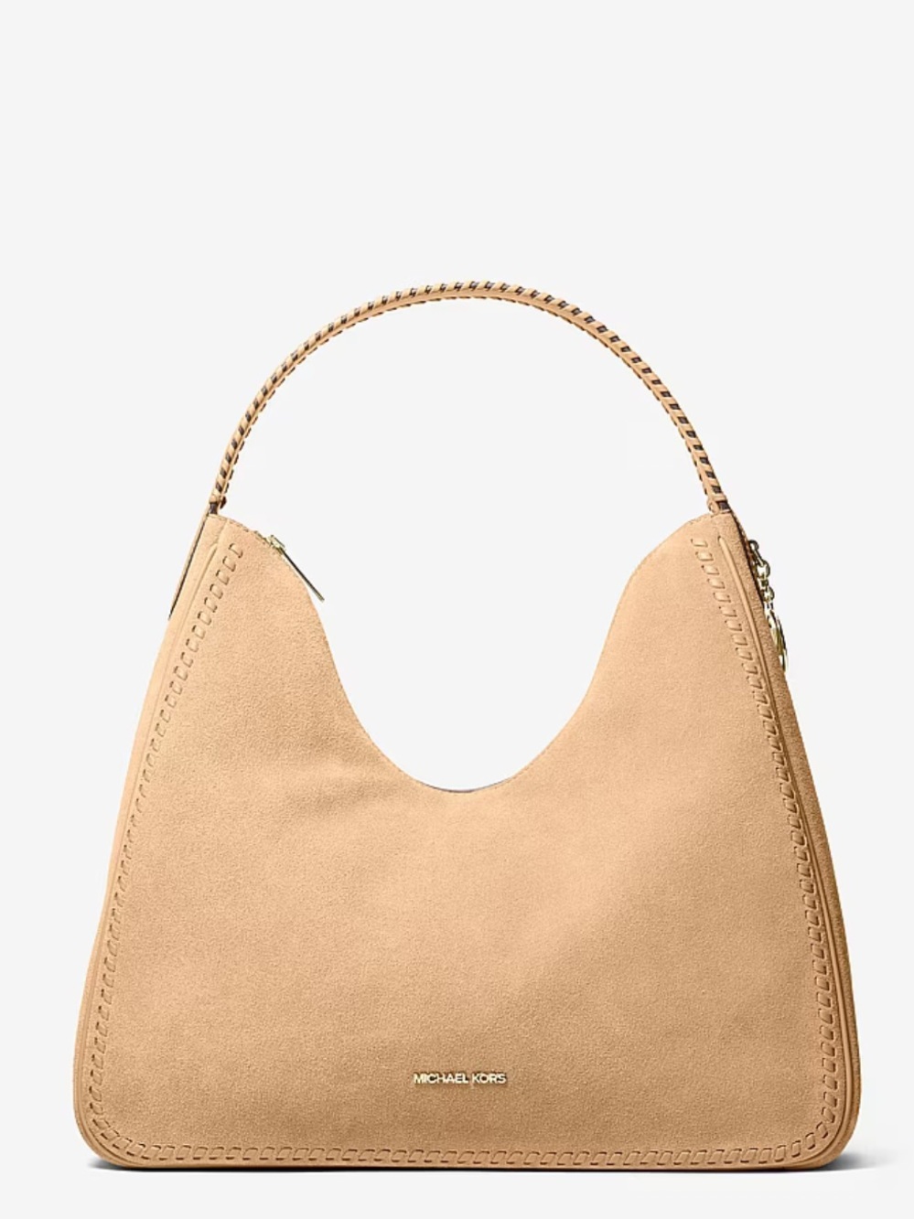 MICHAEL KORS Nayla Medium Suede Hobo Shoulder Bag camel
NWT - Picture 2 of 14